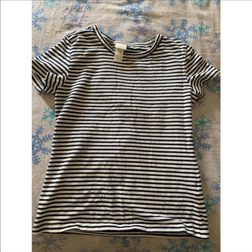 3/15 H&M Basic Striped Tee